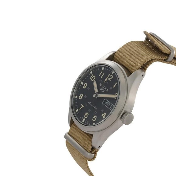 NWT Authentic Seiko 5 Sports Automatic Black Dial Men's Watch - Picture 2 of 3